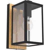 Loops Stylish Modern Black & Brown Wall Light for Indoor Spaces