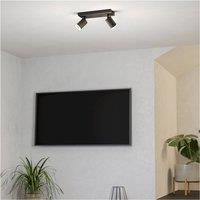 Loops Sleek Black Bar Ceiling Spotlight for Indoor Space - Design & Elegant