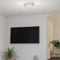 Loops Stylish Modern White Bar Ceiling Spotlight for Indoor Spaces