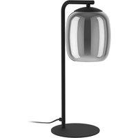 Loops Stylish Modern Black LED Table Lamp Indoor Home Decor