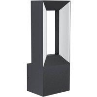 Loops Sleek Black LED Wall Light - Indoor Space Stylish Home Illumination