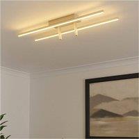 Loops Sandy Bar Ceiling Light - Modern LED Indoor Fixture for Stylish Homes in Nude