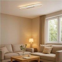 Loops Sleek Chrome Ceiling Light Fixture - Contemporary LED Indoor Lighting in Metallics