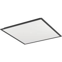 Loops Sleek Modern Black Square Ceiling Light for Stylish Indoor Spaces