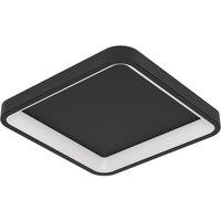 Loops Stylish Modern Black Square Ceiling Light for Indoor Spaces