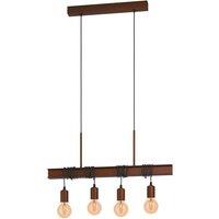 Loops Stylish Antique Brown E27 Ceiling Pendant Light Indoor Space Fixture