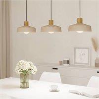 Loops Stylish Sandy Brushed Brass Triple Pendant Light for Indoor Ceilings