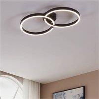 Loops Stylish Black LED Ceiling Light for Indoor Space - Perfect Home Decor