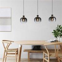 Loops Stylish Modern Black & Brass Pendant Light for Indoor Ceilings