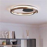 Loops Stylish Modern Bronze & Black LED Ceiling Light for Indoor Spaces