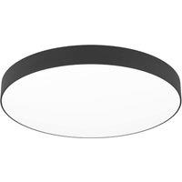 Loops Sleek Black Ceiling Light - Indoor Stylish Semi-Flush Fixture