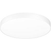 Loops White Ceiling Light for Indoor Space - Elegant Semi Flush Design