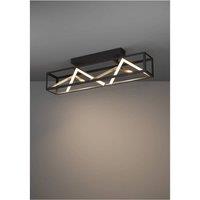 Loops Stylish Modern Black & Gold Ceiling Light for Indoor Spaces