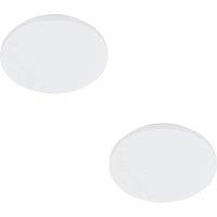 Loops 2 PACK Sleek Modern White LED Ceiling Light for Any Indoor Space