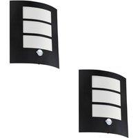 Loops 2 PACK Sleek Black Wall Light for Indoor Space - Stylish Illumination