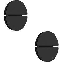 Loops 2 PACK Sleek Design Black LED Wall Light for Indoor Home Illumination