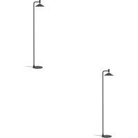 Loops 2 PACK Stylish Black Floor Lamp for Home - Elegant Indoor Lighting