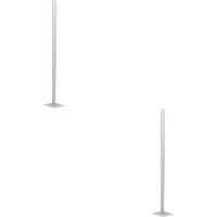 Loops 2 PACK Stylish Grey Floor Lamp - Elegant Indoor Home Decor Lighting