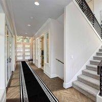 runrug Hallway Carpet Runner Rug - Soft & Comfy, 9mm - 'Key' in Black | Size: 70 cm x 210 cm