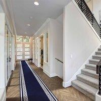 runrug Hallway Carpet Runner Rug - Soft & Comfy, 9mm - 'Key' in Blue | Size: 80 cm x 420 cm