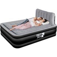 Get Fit Blow Up Air Bed With Built In Electric Pump & Free Inflatable Pillow in Black | Size: Double