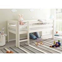 Noomi Shorty Mid Sleeper Bed in White | Size: Junior