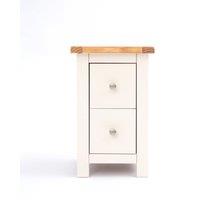 Cabinet Bits Maggiori 2 Drawer Petite Bedside Table in Off-White