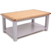 Cabinet Bits Coffee Table with Shelf - H45 W100 D60cm in Mid Grey