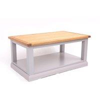 Cabinet Bits Coffee Table with Shelf - H45 W100 D60cm in Mid Grey