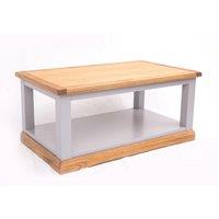 Cabinet Bits Coffee Table with Shelf - H45 W100 D60cm in Mid Grey
