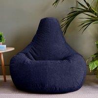 icon Dalton Medium Bean bag, Corduroy in Navy