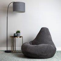 icon Dalton Medium Bean bag, Corduroy in Charcoal
