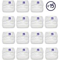 Bambino Mio The Miosolo All-in-One 15 Nappy Bundle in White