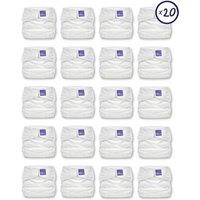 Bambino Mio The Miosolo All-in-One 20 Nappy Bundle in White