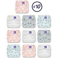 Bambino Mio The Miosolo All-in-One 10 Nappy Bundle in Peach