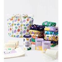 Bambino Mio Reusable Nappy Bundle Complete Set - Fit From Newborn, Save Hundreds in Dark Blue