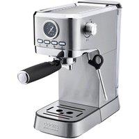 Cooks Professional 20 Bar Espresso Coffee Machine with Steam Wand & Drip Tray in Silver