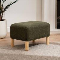 Scottish Everlastings Ltd Green Boucle Foot Stool