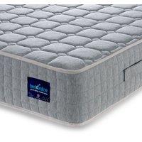 Bedzonline 3FT Single Pocket Sprung Memory Foam Mattress - Cooling Comfort & Medium Support in Dark Grey