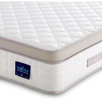 Bedzonline 5FT King Premium Hybrid Mattress - Romantic Nights, Ultimate Comfort, Deep Relaxation in Off-White