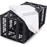Novecrafto Heavy Duty Soakaway Crate 192L Kit With Non Woven Geotextile Membrane in Black