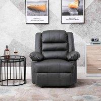 SquareBoxx Hawthorne Recliner Armchair in Grey