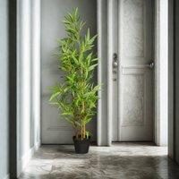 Pirlo Plush Artificial 120CM Tall Decorative Ficus Plant in Green