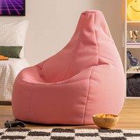 icon Gaming Performance Mesh XL Recliner Bean Bag in Pink | Size: Extra Large