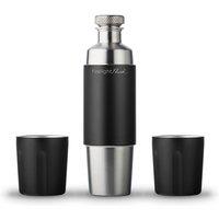 High Camp Flasks Firelight 750 Flask | Whiskey Flask 750ml in Black