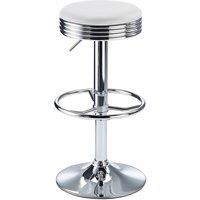 netfurniture Calif Adjustable Bar Stool In White
