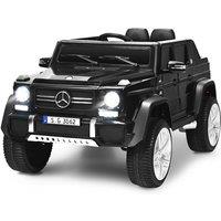 Gymax 12V Electric Ride On Car Mercedes-Benz Maybach Toy Car Remote Control in Black