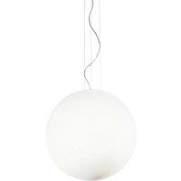 Netlighting Mapa Bianco 1 Light Extra Large Globe Ceiling Pendant White E27