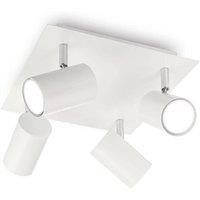 Netlighting Spot 4 Light Ceiling Light White