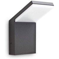 Netlighting Style Integrated LED Outdoor Wall Lamp 1 Light Anthracite 3000K IP54 in Black
